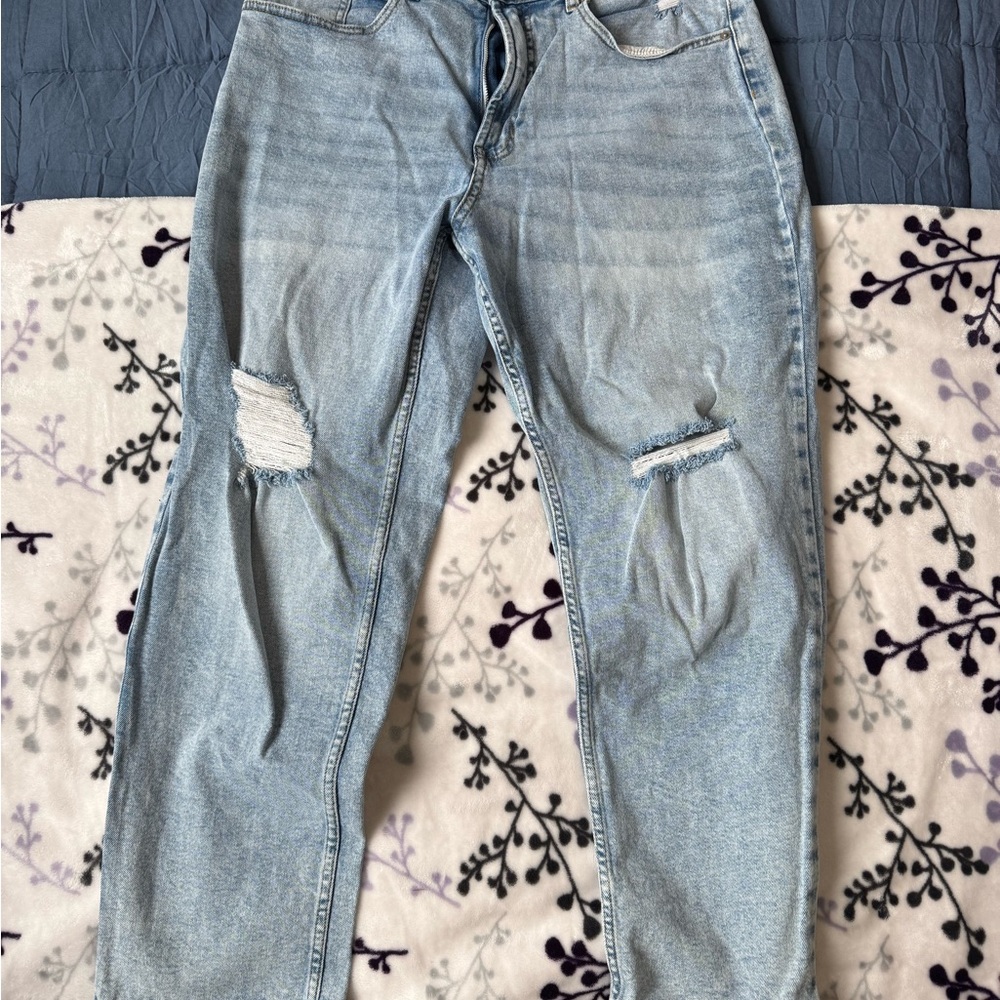No Boundaries Denim Jeans with Contrast Stitching